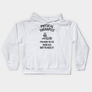 physiotherapist physical therapy gift saying funny Kids Hoodie